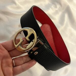 Vintage Gucci belt reversible